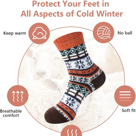 Colorful Patterned Socks Set - Picture 3 of 7